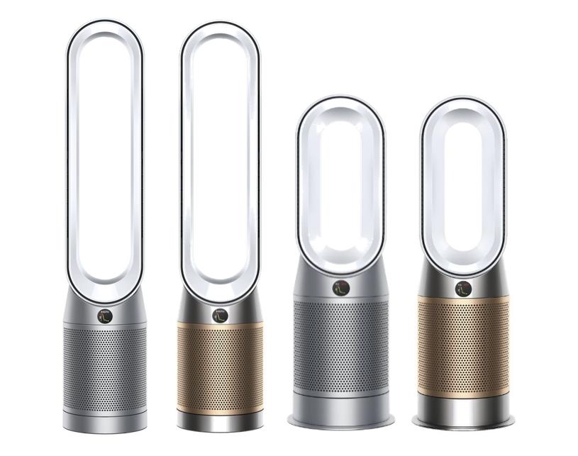 Image de la nouvelle gamme de purificateurs dair Dyson